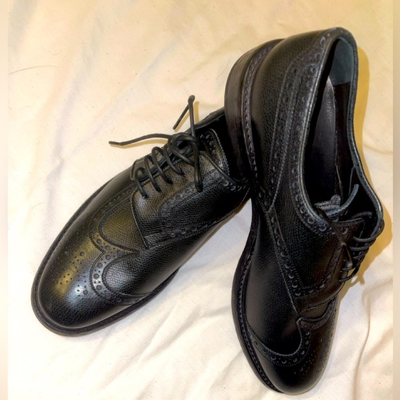 Burberry Black Leather Men's Dress Shoes NWOT - Picture 5 of 16